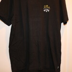 Billabong The Simpsons T-Shirt Men’s Large Black Short Sleeve organic